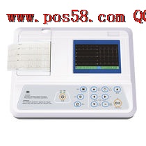 Resting electrocardiograph / digital / 3-channel / with printer