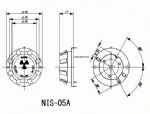P/N: NIS-05A NEMOTO Am-241 066519 18.5kBq