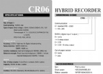 CR06 100mm 6 Channel Strip Chart Recorder Low Price, Short Depth FUTURE DESICN CONTROLS