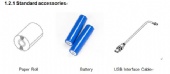 WIFY/USB蓝牙 V1.1 CLASS /Mini USB RS232/Mini USB 蓝牙便携打印机