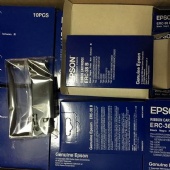 ERC-38B黑ERC-38BR黑红爱普生原装色带TM-M199D U288B色带架框盒