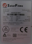Solar Films TIANWEI TWSF-aSi-95W-1  TW-SF